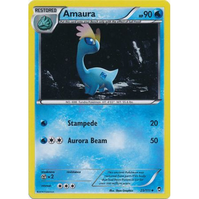 Amaura (25/111) (Cosmos Holo) [XY: Furious Fists]