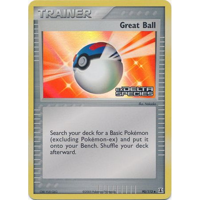Great Ball (90/113) (Stamped) [EX: Delta Species]