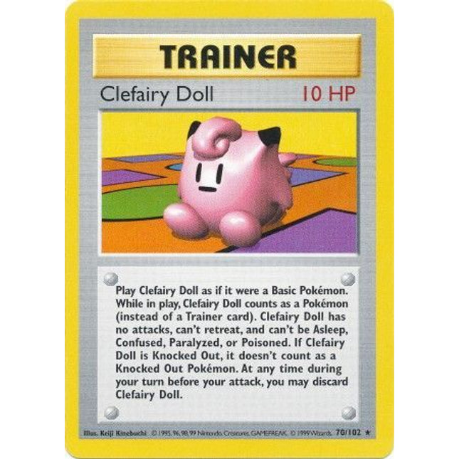 Clefairy Doll (70/102) [Base Set (Shadowless)]