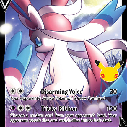 Dark Sylveon V (SWSH134) (Jumbo Card) [Sword & Shield: Black Star Promos]