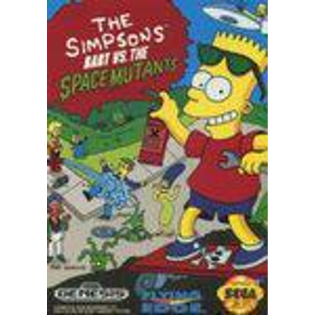 The Simpsons Bart vs the Space Mutants - Sega Genesis