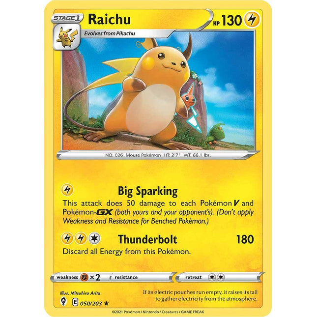 Raichu (050/203) [Sword & Shield: Evolving Skies]