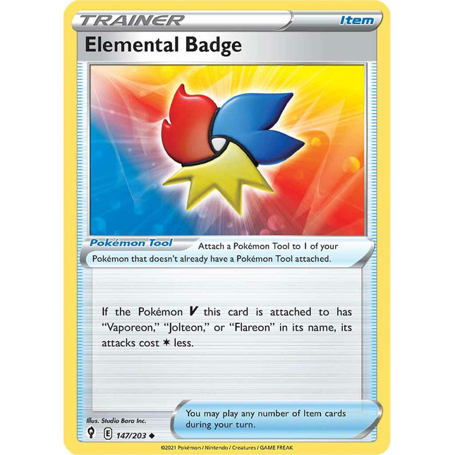 Elemental Badge (147/203) [Sword & Shield: Evolving Skies]