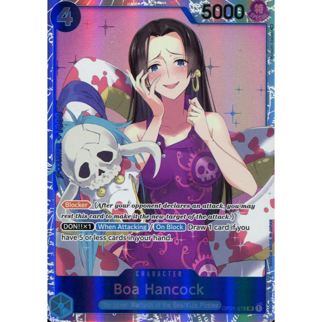 Boa Hancock - OP01-078 - Super Rare - English - One Piece TCG OP-01
