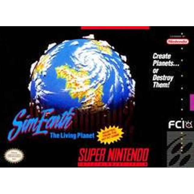 Sim Earth the Living Planet - Super Nintendo