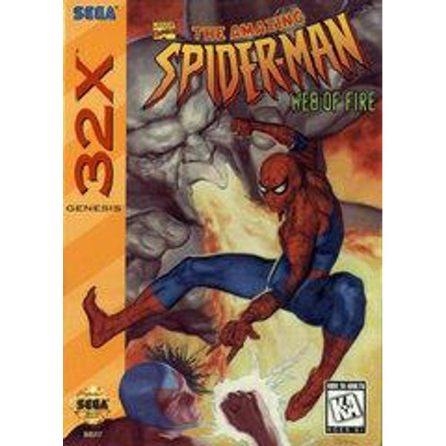 Spiderman Web of Fire - Sega 32X