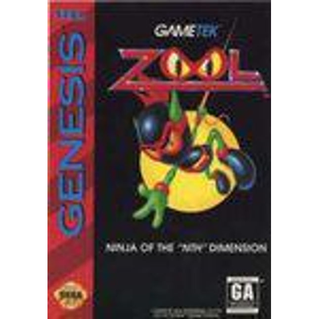 Zool Ninja of the Nth Dimension - Sega Genesis
