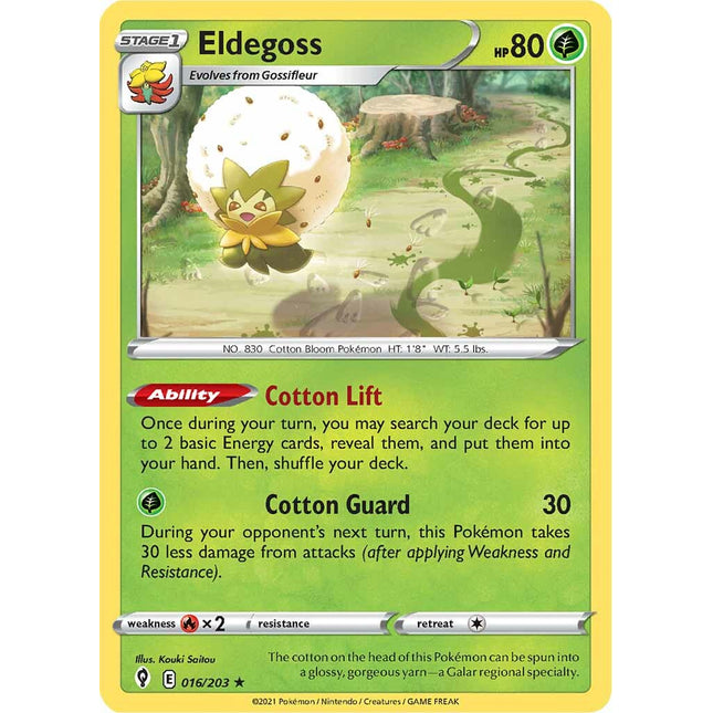 Eldegoss (016/203) (Theme Deck Exclusive) [Sword & Shield: Evolving Skies]