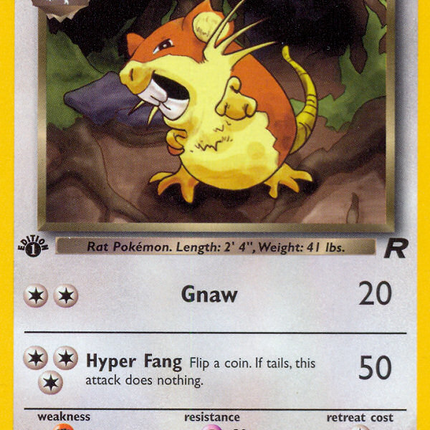 Dark Raticate (51/82) [Team Rocket 1st Edition]
