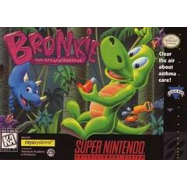 Bronkie The Bronchiasaurus - Super Nintendo
