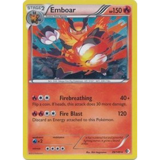 Emboar (26/149) (Cosmos Holo) (Blister Exclusive) [Black & White: Boundaries Crossed]