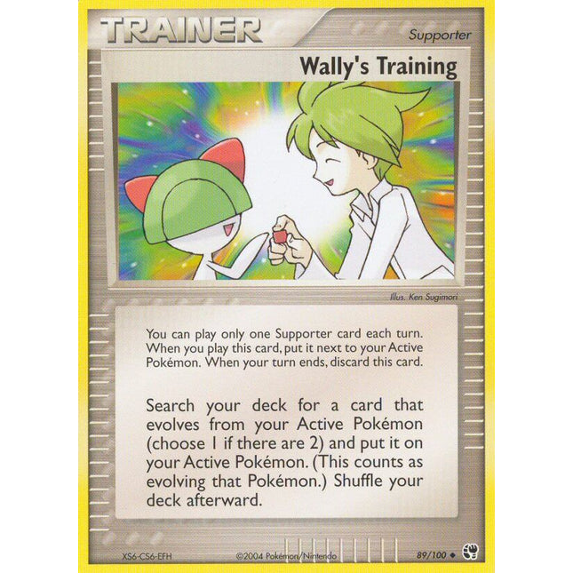 Wally's Training (89/100) [EX: Battle Stadium]