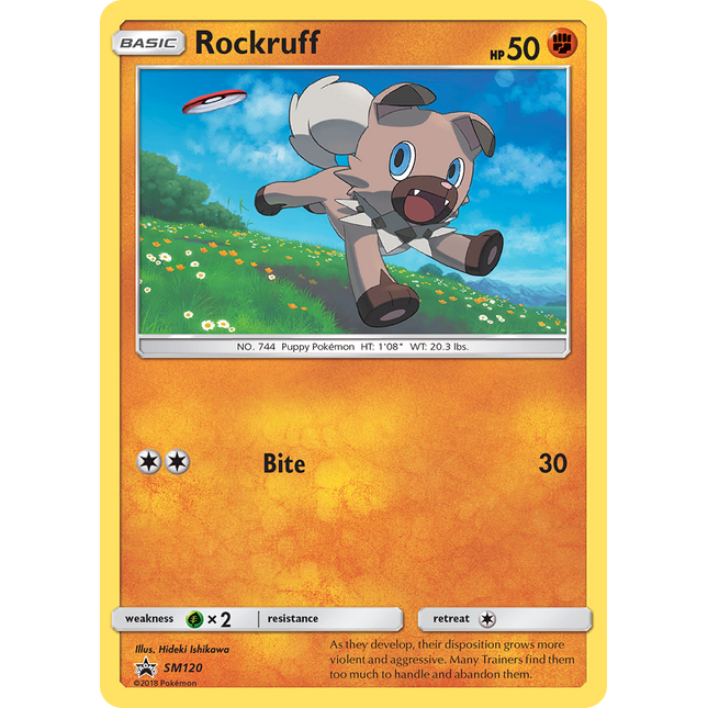 Rockruff (SM120) [Sun & Moon: Black Star Promos]