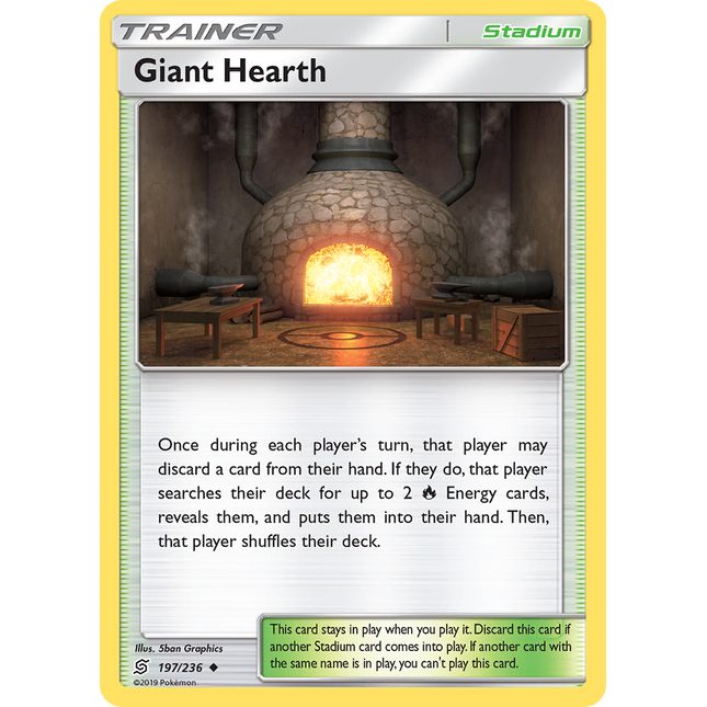 Giant Hearth (197/236) [Sun & Moon: Unified Minds]