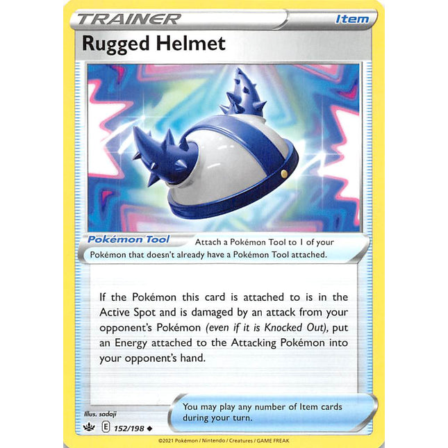 Rugged Helmet (152/198) [Sword & Shield: Chilling Reign]