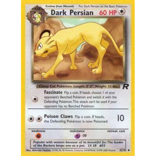 Dark Persian (42/82) [Team Rocket]