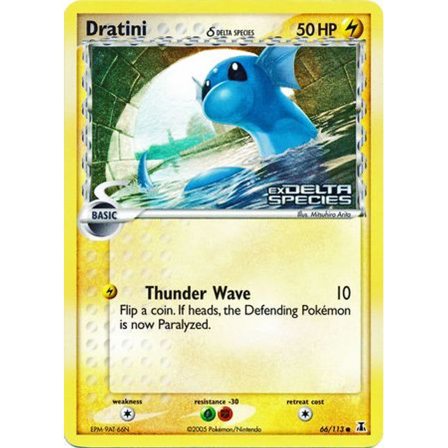 Dratini (66/113) (Delta Species) (Stamped) [EX: Delta Species]
