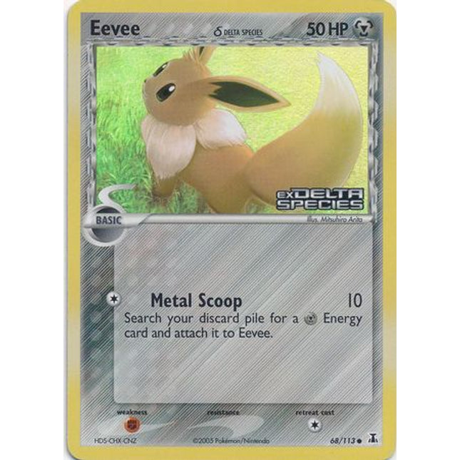 Eevee (68/113) (Delta Species) (Stamped) [EX: Delta Species]