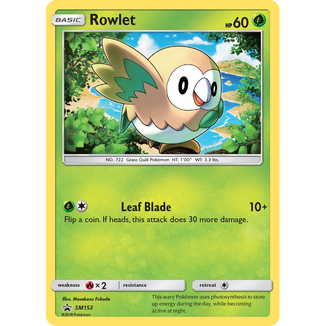Rowlet (SM153) [Sun & Moon: Black Star Promos]