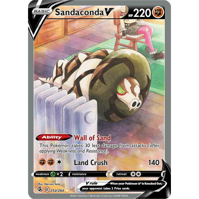 Sandaconda V (252/264) [Sword & Shield: Fusion Strike]
