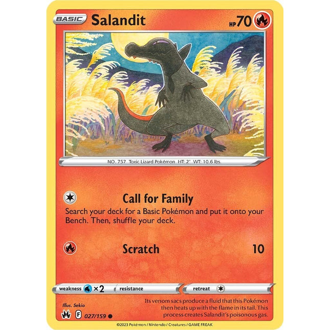 Salandit (027/159) [Sword & Shield: Crown Zenith]