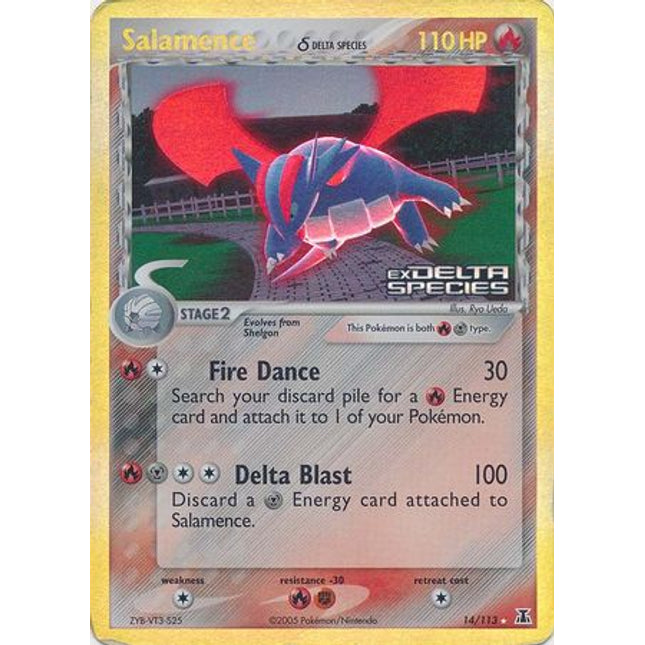 Salamence (14/113) (Delta Species) (Stamped) [EX: Delta Species]