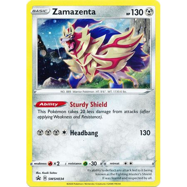 Zamazenta (SWSH034) [Sword & Shield: Black Star Promos]