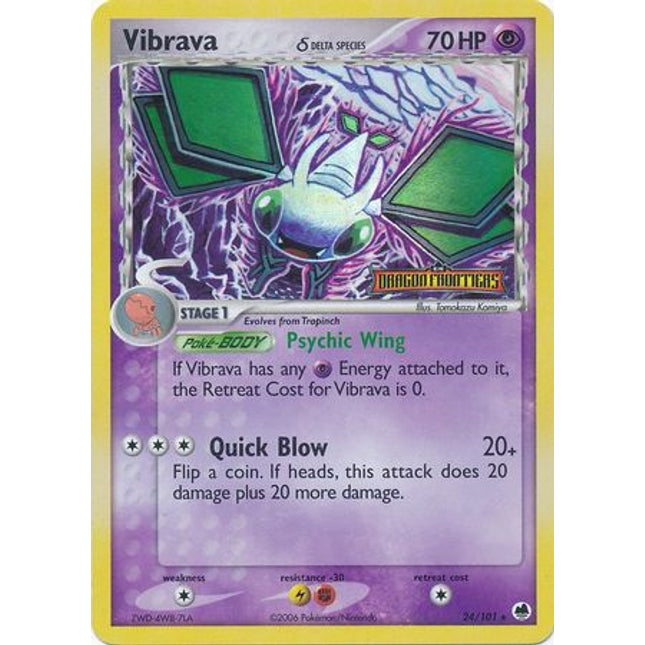 Vibrava (24/101) (Delta Species) (Stamped) [EX: Dragon Frontiers]