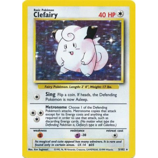 Clefairy (5/102) [Base Set Unlimited]