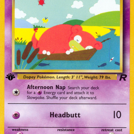 Slowpoke (67/82) [Team Rocket 1st Edition]