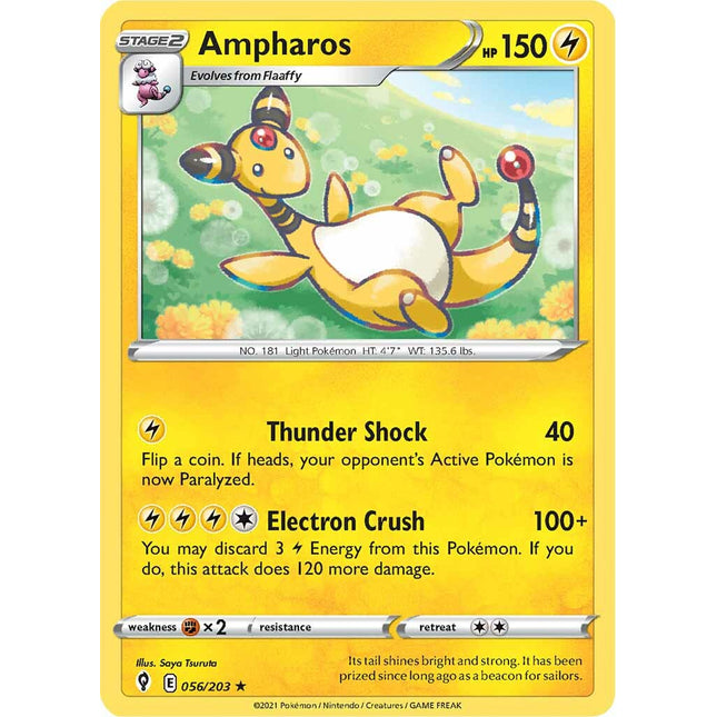 Ampharos (056/203) [Sword & Shield: Evolving Skies]