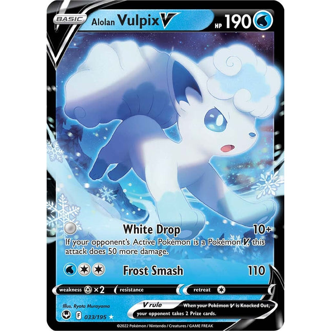 Alolan Vulpix V (033/195) [Sword & Shield: Silver Tempest]