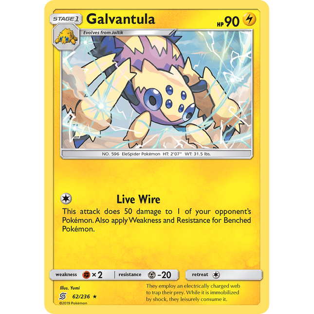 Galvantula (62/236) [Sun & Moon: Unified Minds]