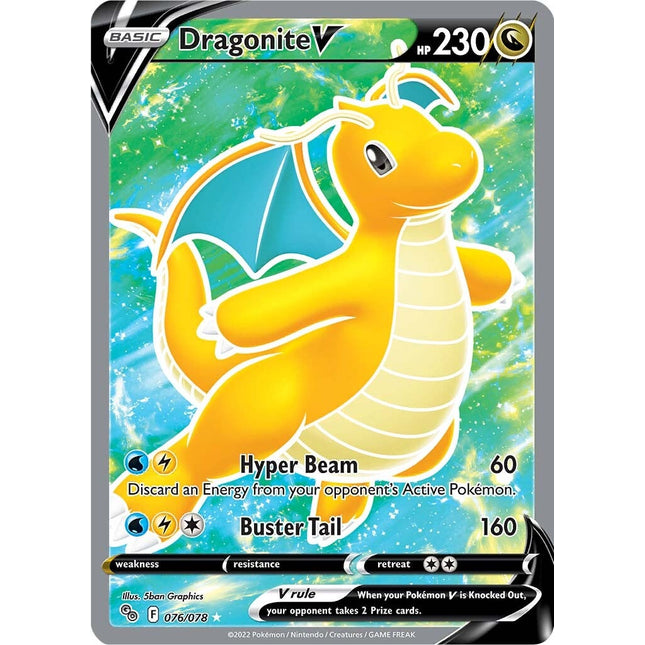 Dragonite V (076/078) [Pokémon GO]