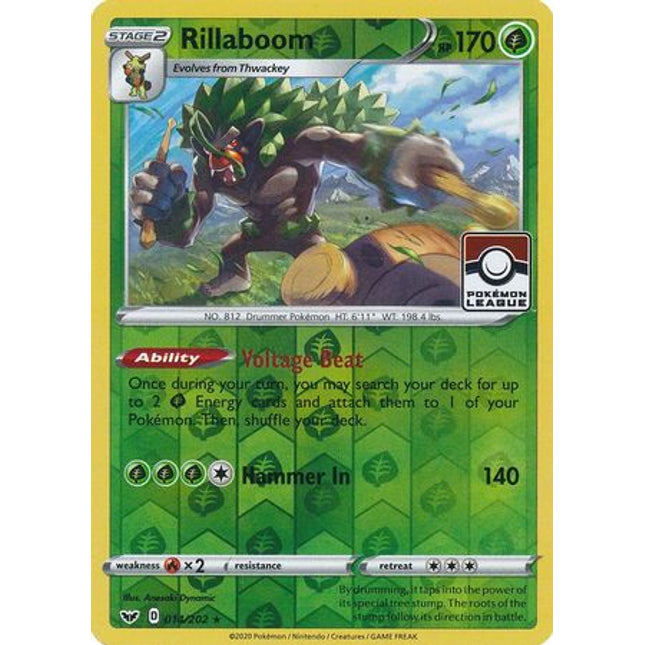 Rillaboom (014/202) (League Promo) [Sword & Shield: Base Set]