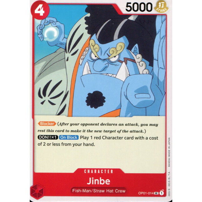 Jinbe - OP01-014 - Uncommon - English - One Piece TCG OP-01
