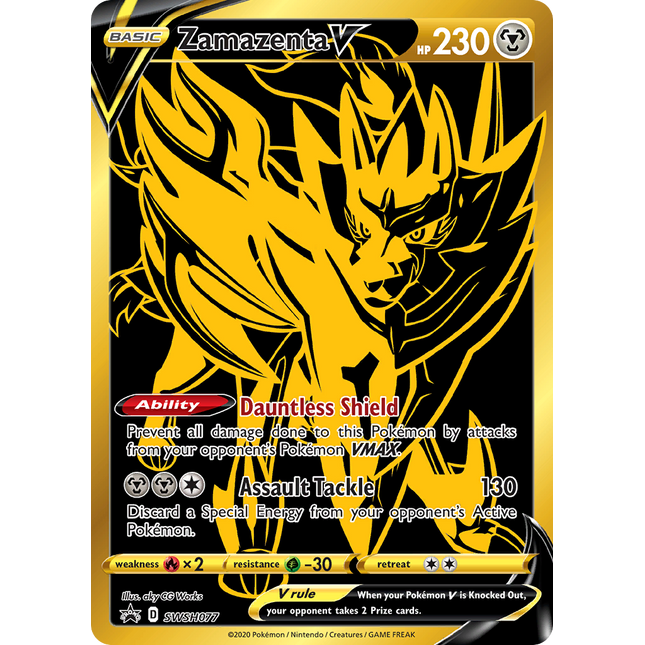 Zamazenta V (SWSH077) [Sword & Shield: Black Star Promos]