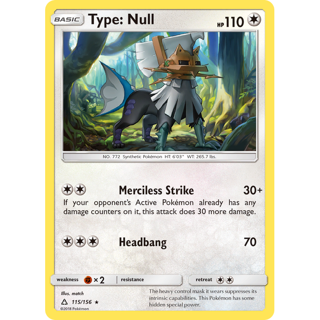 Type: Null (115/156) [Sun & Moon: Ultra Prism]