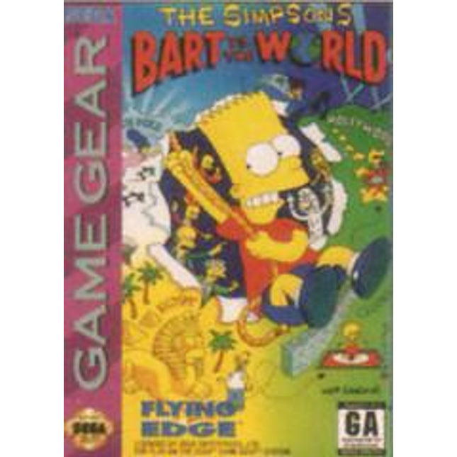 The Simpsons Bart vs the World - Sega Game Gear