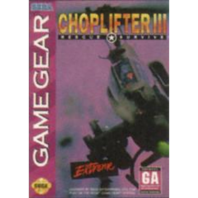 Choplifter III - Sega Game Gear
