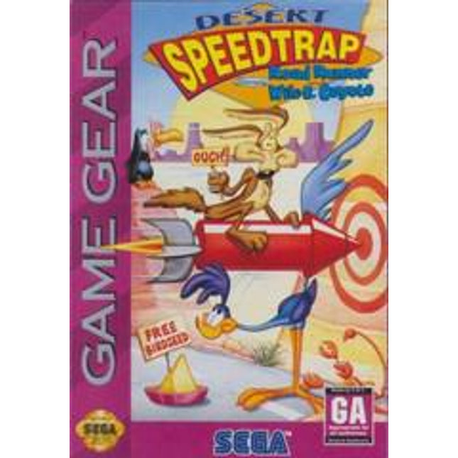 Desert Speedtrap Starring Road Runner and Wile E Coyote - Sega Game Gear