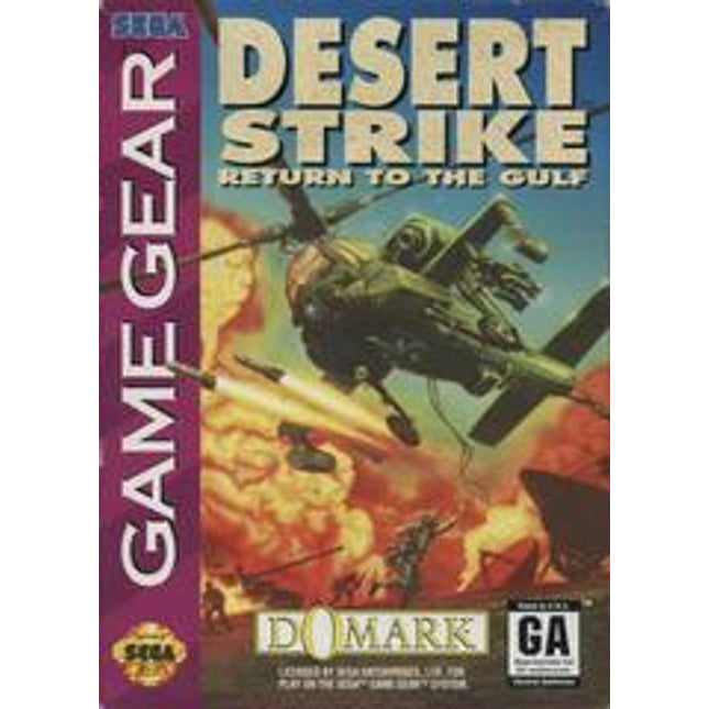 Desert Strike Return to the Gulf - Sega Game Gear
