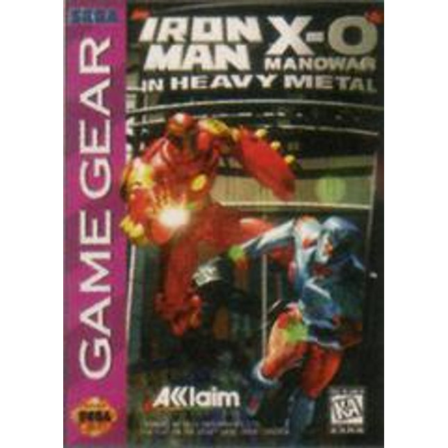 Iron Man X-O Manowar in Heavy Metal - Sega Game Gear