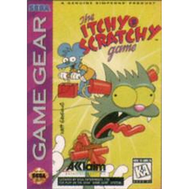 Itchy and Scratchy Game - Sega Game Gear