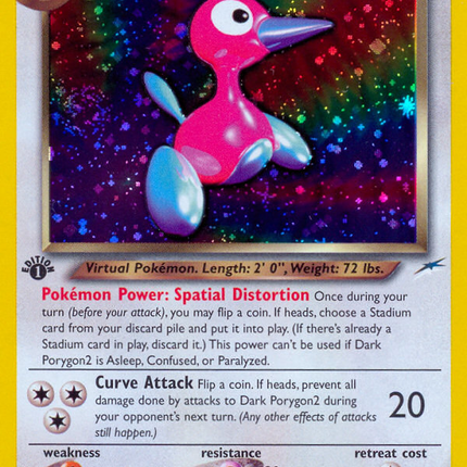 Dark Porygon2 (8/105) [Neo Destiny 1st Edition]