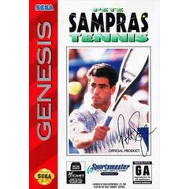 Pete Sampras Tennis - Sega Genesis