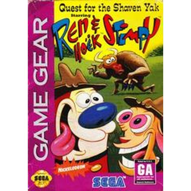 Ren and Stimpy Quest for the Shaven Yak - Sega Game Gear