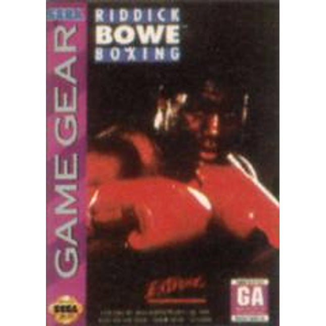 Riddick Bowe Boxing - Sega Game Gear