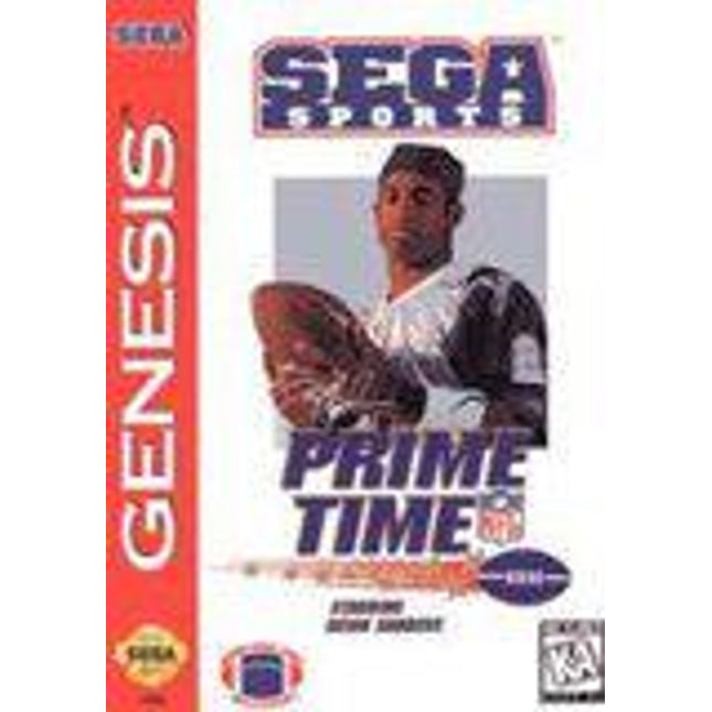 Prime Time NFL Football starring Deion Sanders - Sega Genesis