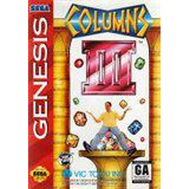 Columns III: Revenge of Columns - Sega Genesis